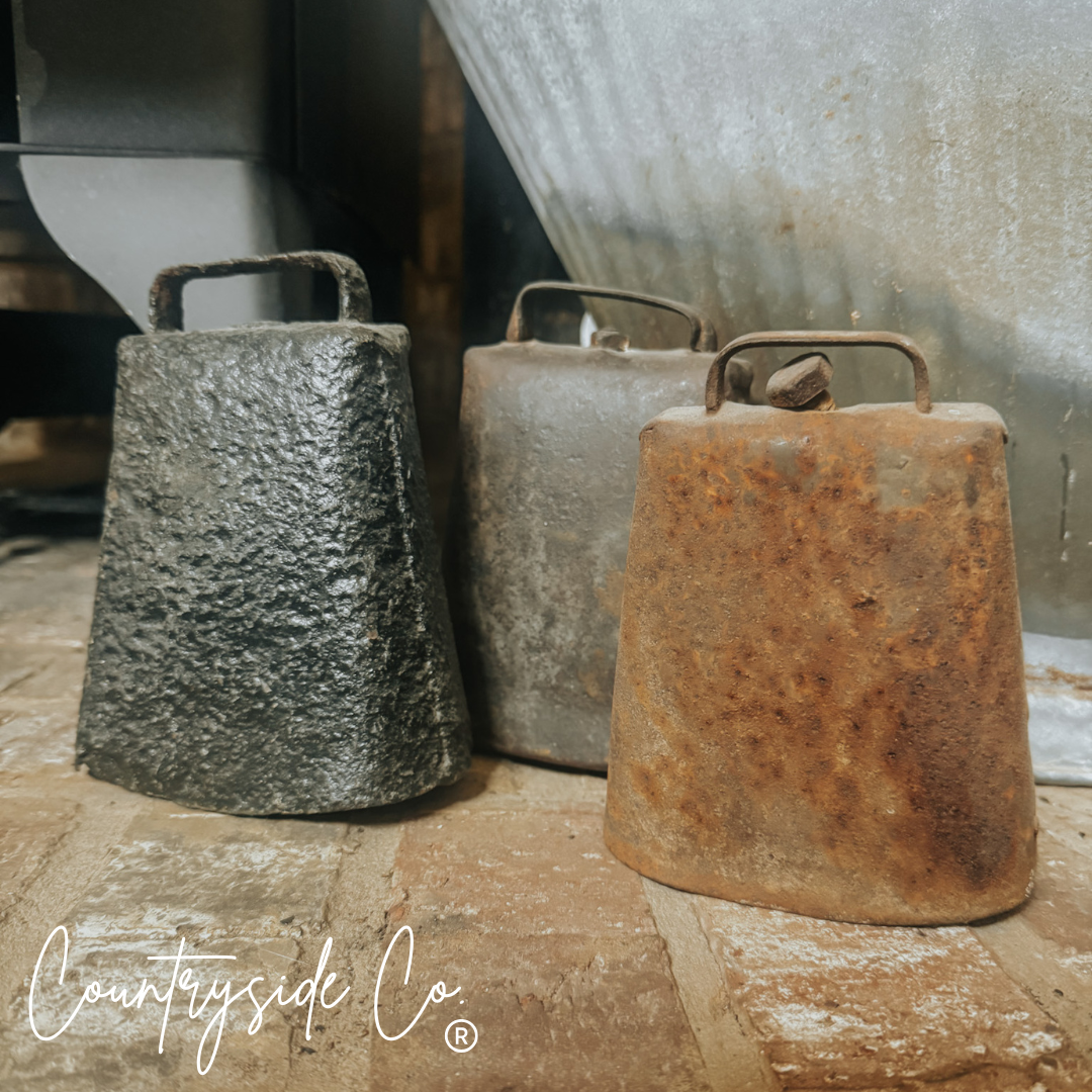 Rustic Antique Cow Bell Home Decor