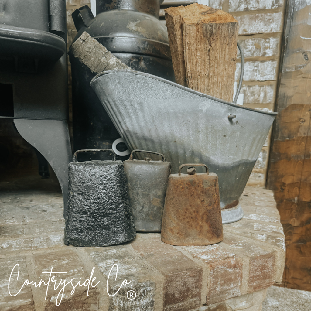 Rustic Antique Cow Bell Home Decor