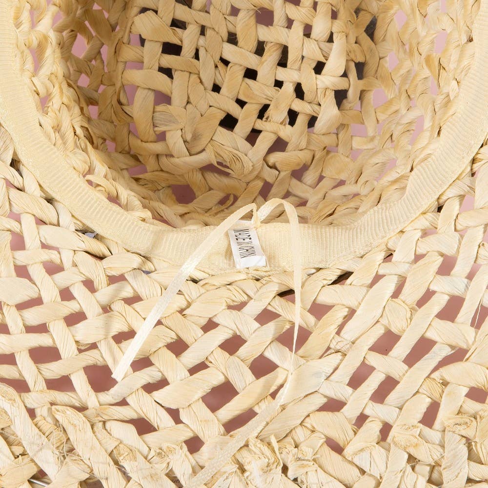 Western Loose Weave Straw Cowboy Hat