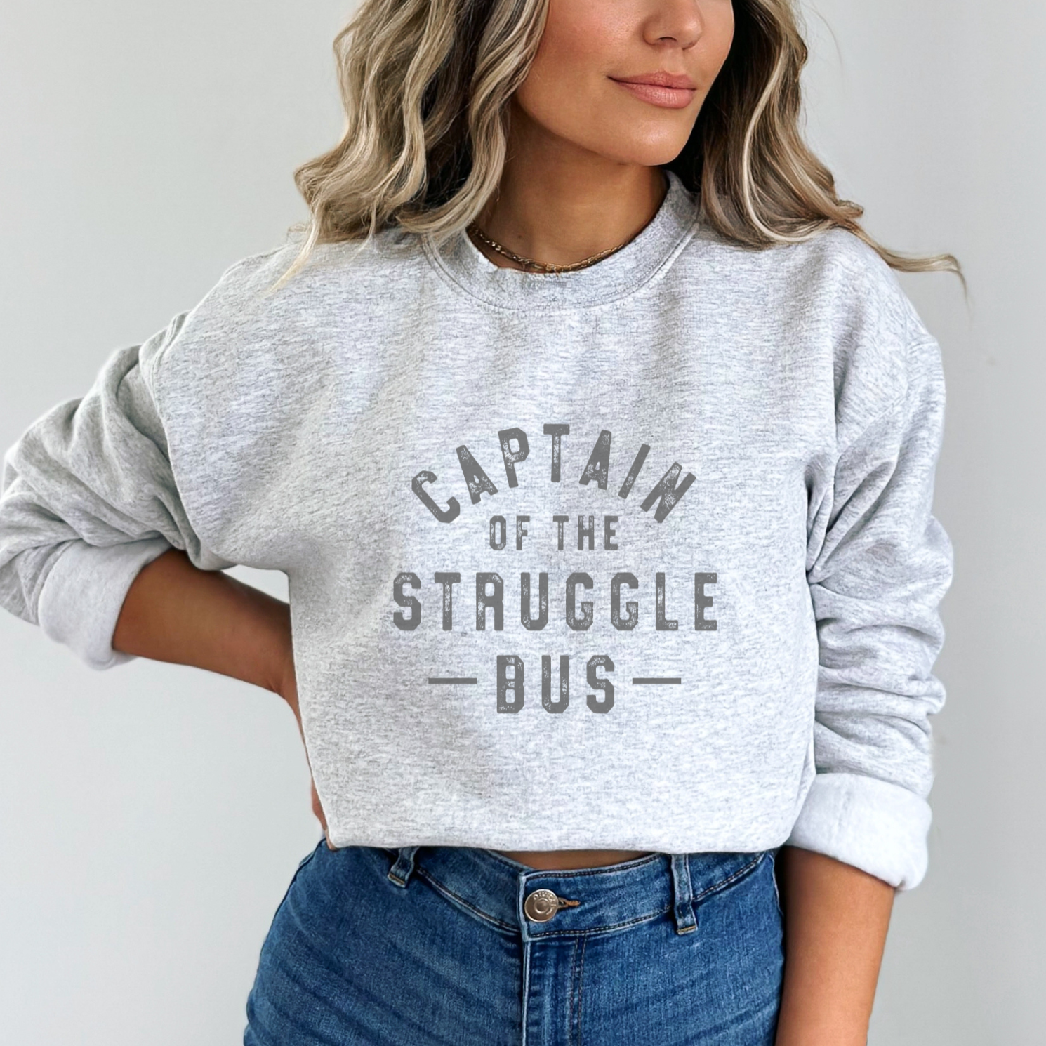 Captain of the Stuggle Bus Crewneck Sweatshirt